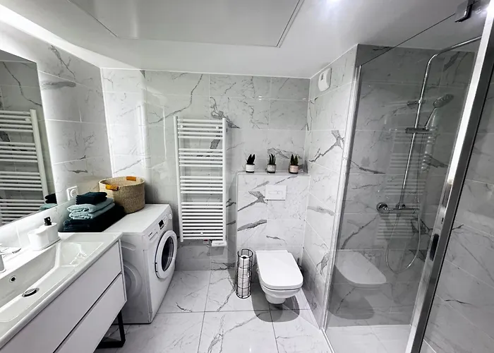 アパート Luxueux Climatise Avec Piscine & Parking